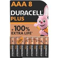 Duracell Plus AAA 1.5V Alkaline Batteries 8 Pack (802RP)