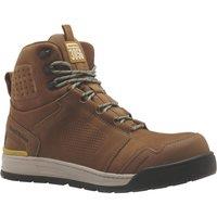 Hard Yakka 3056 S7S 6" Size 9 Light Brown Waterproof Safety Boots (802XP)