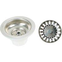 Flomasta Strainer Waste White 90mm (804JN)