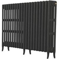 Arroll 760mm x 1234mm 6203BTU Black Cast Iron 4 Column Radiator (8051F)