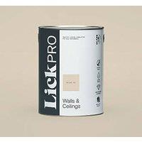 LickPro Max+ 5Ltr Beige 01 Matt Emulsion Paint (805JY)
