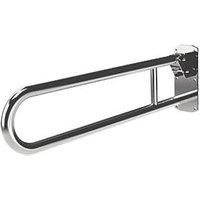 Nymas NymaCARE Doc M Hinged Support Rail Polished Stainless Steel 800mm x 245mm x 32mm (806JM)