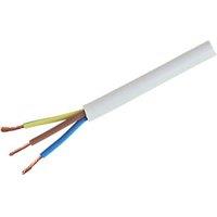 Time 3093Y White 3-Core 2.5mm Flexible Cable 5m Coil (80786)