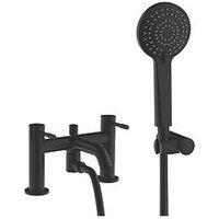 Bristan Mila Deck Mounted Bath/Shower Mixer Black (807JE)