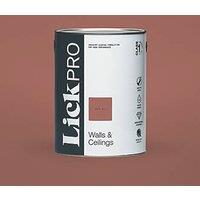 LickPro Max+ 5Ltr Red 01 Eggshell Emulsion Paint (807JY)