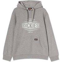 Dickies Rockfield Sweatshirt Hoodie Grey Melange 2X Large 43-46 Chest (807RP)