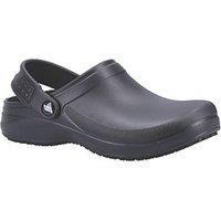Skechers SK200092EC Riverbound Size 8 Black Waterproof Slip-On Non Safety Clogs (807TV)
