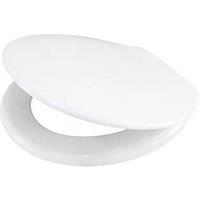 Swirl Toilet Seat Duraplast White (807TX)