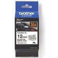Brother TZEFX231 Flexible ID Labelling Tape 12mm x 8m (808KL)