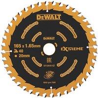 DeWalt Wood Extreme 2nd Fix Circular Saw Blade 165mm x 20mm 40T (808KY)