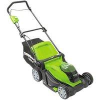 Greenworks 40V Li-Ion Cordless 41cm Lawn Mower - Bare (809HT)