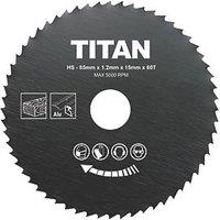 Titan Wood/Metal Circular Saw Blade 85mm x 15mm 60T (809PT)