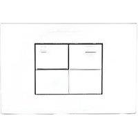 Fluidmaster Tile Dual-Flush T-Series Activation Plate White (809PY)