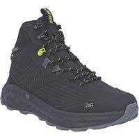 Hi-Tec Fuse Trek Mid Size 9 Black Waterproof Non Safety Work Boots (809XE)