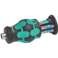 Wera Kraftform Kompakt Stubby Magazine 3 Interchangeable Screwdriver Set 6 Pcs (809XX)