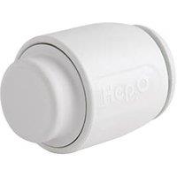 Hep2O Plastic Push-Fit Stop Ends 15mm 10 Pack (8100F)