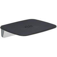 Mira Wall Mounted Premium Shower Seat Grey/Chrome (8104G)