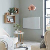 Towelrads Vetro 600mm x 1000mm 2661BTU White Horizontal Designer Radiator (810RY)