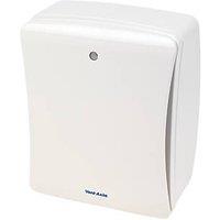 Vent-Axia 427479 100mm (4") Centrifugal Bathroom Extractor Fan with Humidistat & Timer Whit