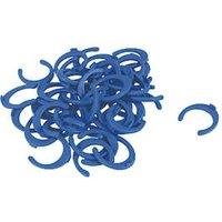 FloPlast FloFit+ Plastic Collet Clips Blue 15mm 50 Pack (812PY)
