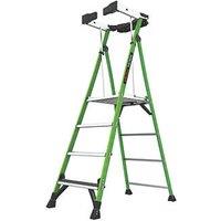 Little Giant Fibreglass 2.01m 4 Step Platform Step Ladder (812RM)