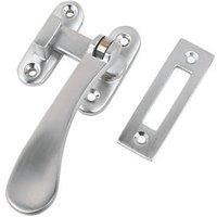 Smith & Locke Left or Right-Handed Victorian Casement Fastener Satin Chrome (8134R)