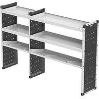 Van Guard Universal Trade Double Van Racking Unit (4 Straight & 2 Angled Shelves) 1966mm x 381mm x 1279mm (813KP)