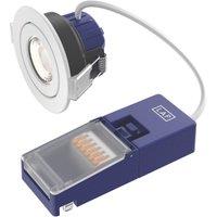 LAP Chaac Tilt Fire Rated LED Downlight White 5.5W 600lm (813RE)