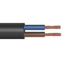 Time 2182Y Black 2-Core 0.5mm Flexible Cable 25m Coil (814PY)