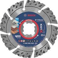 Bosch Expert X-Lock Masonry Diamond Cutting Disc 115mm (815RT)