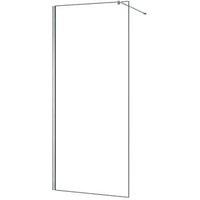 Triton Neo Frameless Showerwall Chrome 900mm x 2015mm (815TK)