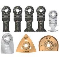 Milwaukee Starlock Renovation 48906088 Multi-Material Multi-Tool Accessory Kit 8 Pcs (816GE)