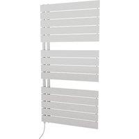 Ximax 1195mm x 600mm 2048BTU White Flat Electric Towel Radiator (816TR)