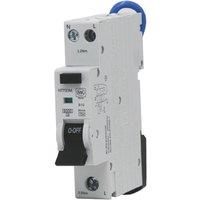 MK Sentry 10A 30mA Type A 2-Pole B Curve Miniature RCBO (816YE)