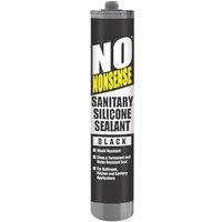 No Nonsense Sanitary Silicone Black 310ml (81712)