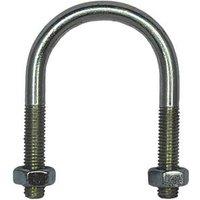 Rawlplug Bright Zinc-Plated Steel U-Bolt M10 x 100mm (8176R)