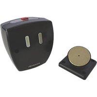 Agrippa Wireless Sound-Activated Magnetic Fire Door Holder Black (8179R)