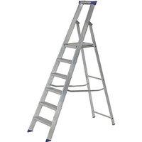 Werner Aluminium 1.9m 6 Step Platform Step Ladder (817FV)