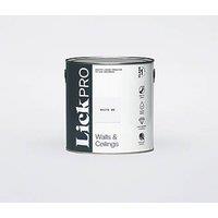 LickPro Max+ 2.5Ltr White 09 Matt Emulsion Paint (817JY)