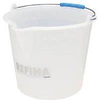 Refina Plastic Gauging Bucket White 12Ltr (817RG)