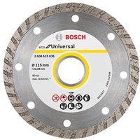 Bosch Eco Multi-Material Universal Turbo Diamond Disc 115mm x 22.23mm (817VX)