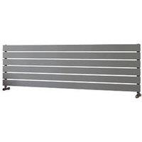Ximax Oceanus 445mm x 1500mm 2515BTU Silver Horizontal Designer Radiator (818TP)