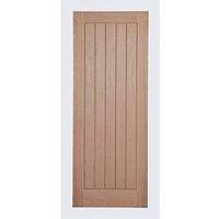 Unfinished Oak Wooden Cottage Internal Door 1981mm x 305mm (819FA)