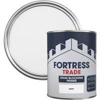 Fortress Trade 750ml White Matt Stain Block Primer (819JM)