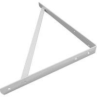 Essentials Heavy Duty Industrial Shelf Brackets White 295mm x 210mm 2 Pack (819VJ)