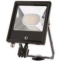 Collingwood Indoor & Outdoor LED Residential Floodlight With PIR Sensor Black 50W 5000 / 5600 / 5100lm (820RW)