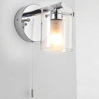 Quay Design Ava LED Bathroom Wall Light Chrome 2.5W 200lm (820VH)