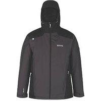 Regatta Thornridge II Waterproof Insulated Jacket Ash/Black Medium Size 39.5" Chest (821HT)
