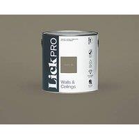 LickPro Max+ 2.5Ltr Taupe 04 Matt Emulsion Paint (821JX)