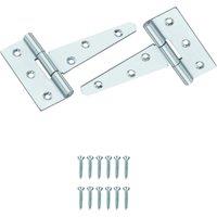 Smith & Locke Zinc-Plated Tee Hinges 76mm 2 Pack (821VE)